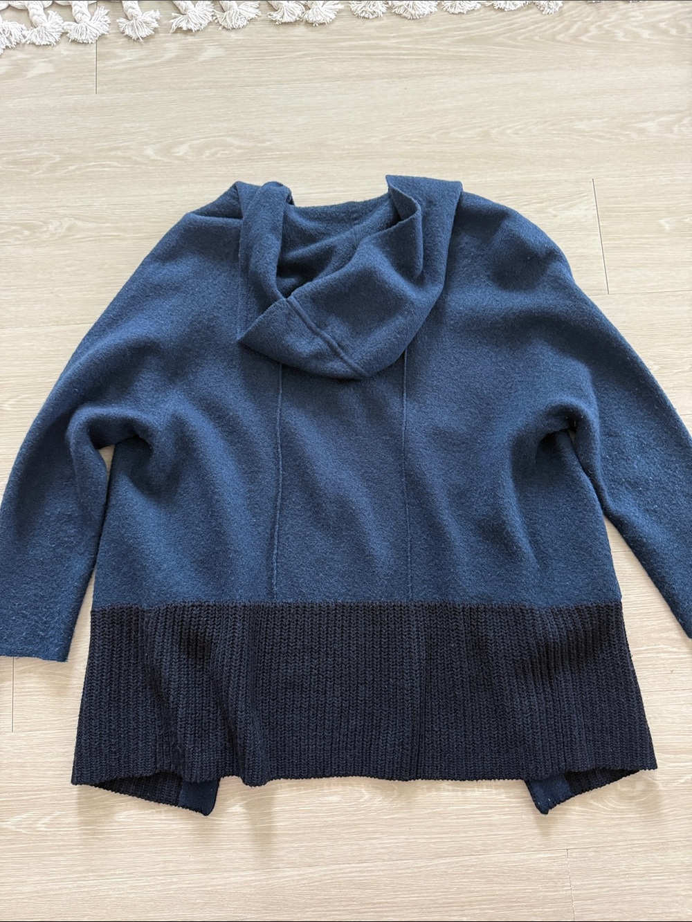 Poetry Navy Hooded Button Cardigan - Picture 4 of 4